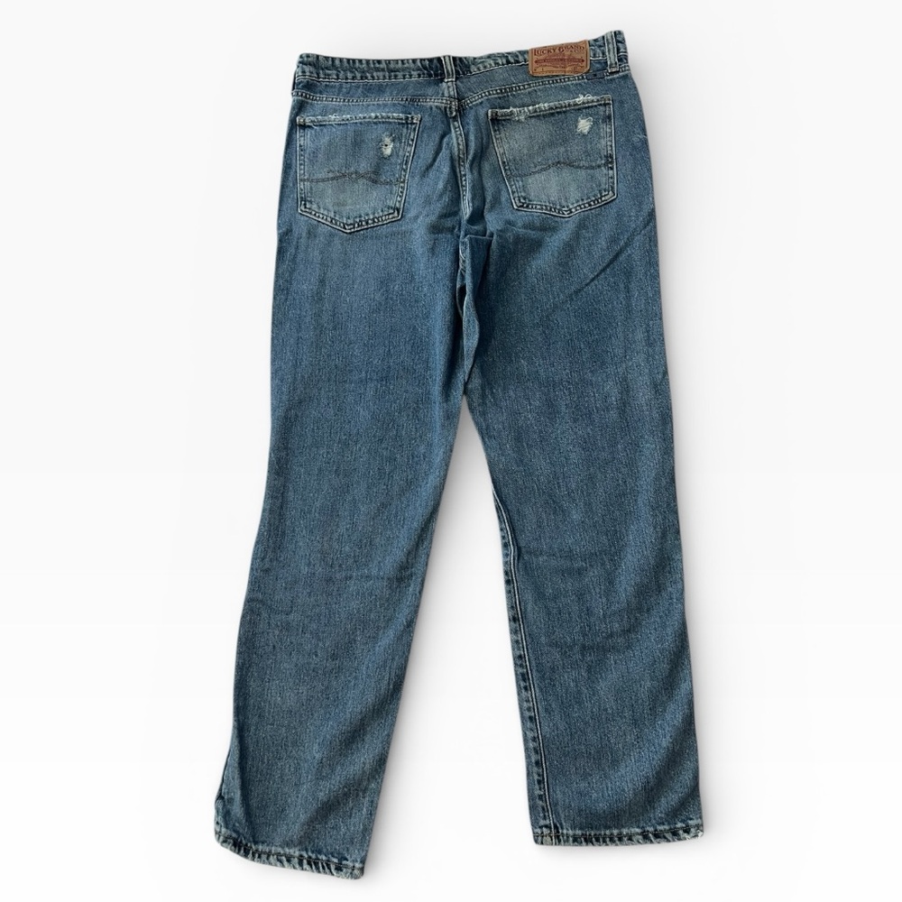 Lucky Brand Distressed Stylish Women’s Denim Patchwork Jeans 8/29 - Picture 2 of 8